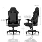 35.000 ft- tól Részletfizetés. BANKMENTES. KAMATMENTES. Gamer szék noblechairs HERO Valódi Bőr Fekete