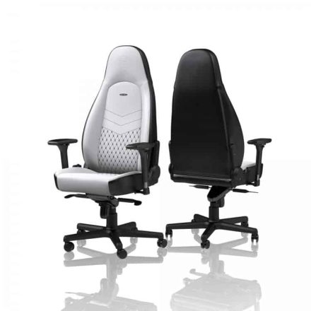 Noblechairs ICON PU Bőr Fehér/Fekete